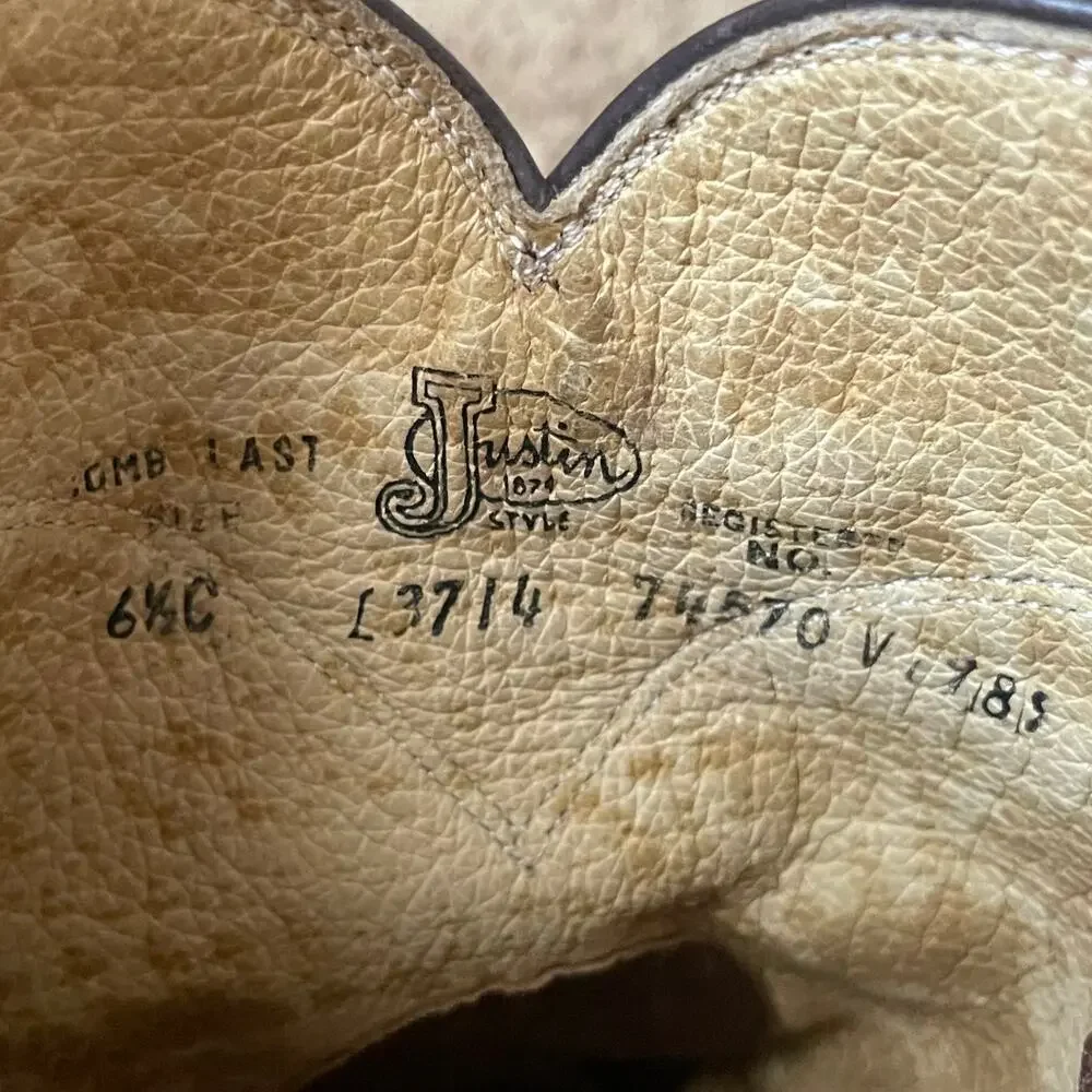 Justin Boots brown classic